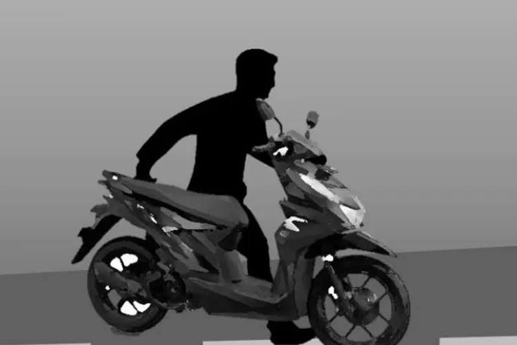 NYOLONG MOTOR: Ilustrasi bule curi motor milik tamu lain di sebuah hotel di Petitenget Kuta Utara
