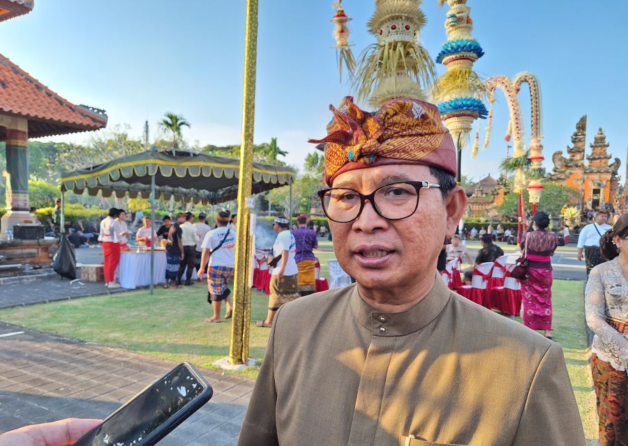 DANA CADANGAN: Sekda Badung Adi Arnawa sikapi dampak kekeringan dan kebakaran di Badung.