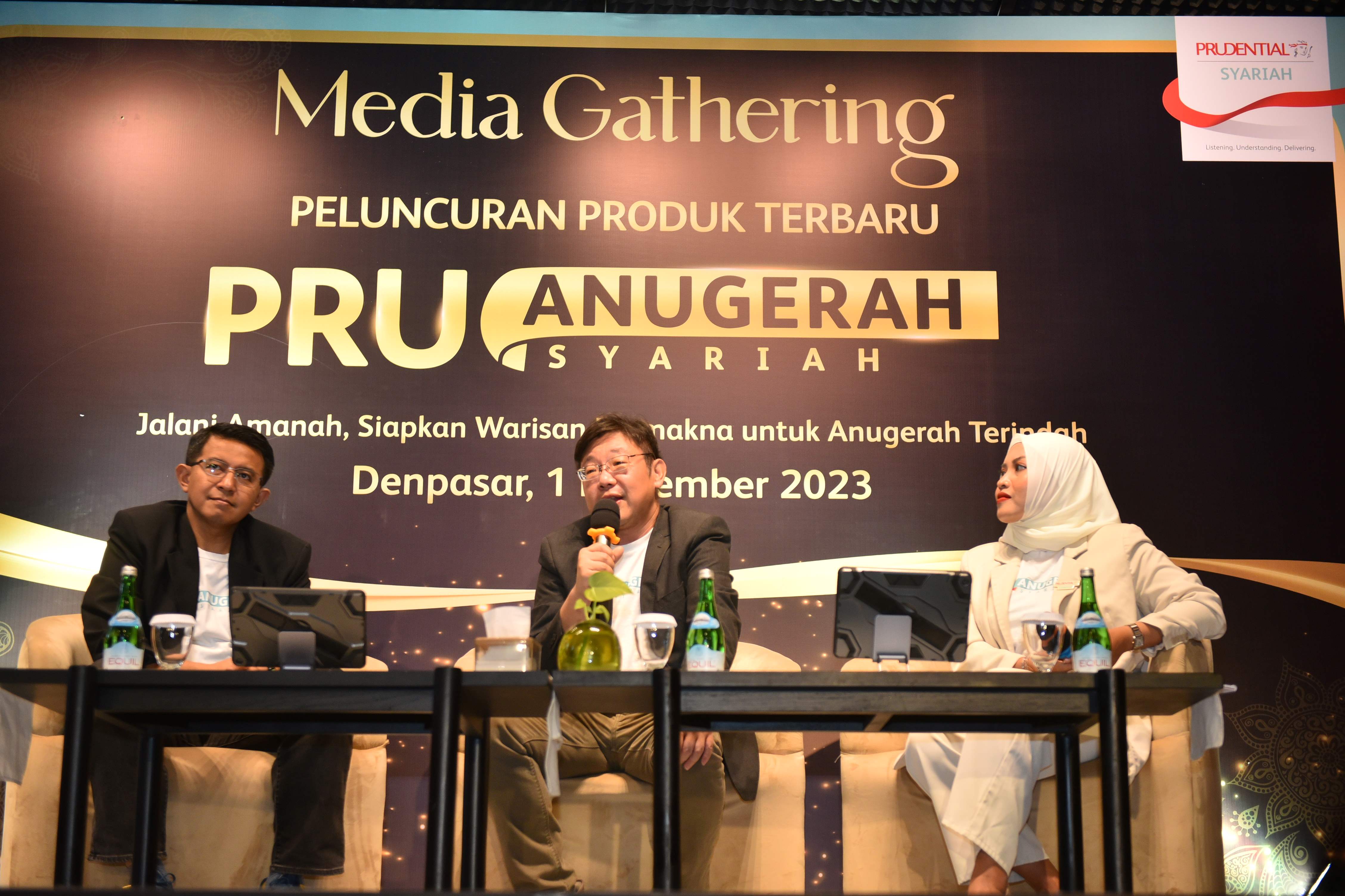PERSIAPAN MASA DEPAN: Media gathering peluncuran produk terbaru PRU Anugerah Syariah kemarin di Denpasar  (1/11) PRUAnugerah Syariah  Asuransi Berbasis Gotong Royong Membantu Persiapan Warisan