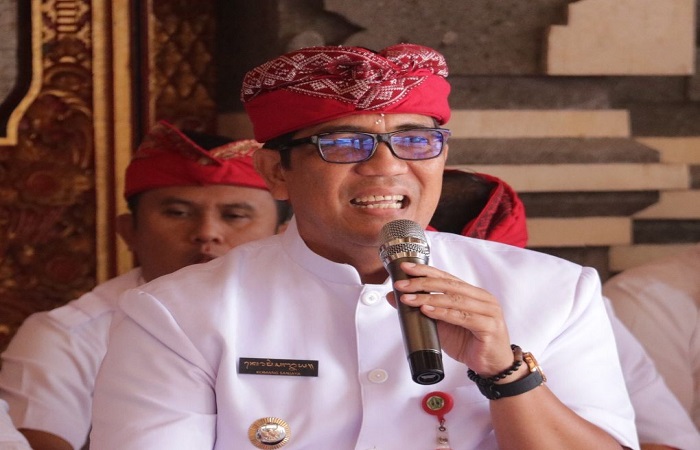 Ketua DPC PDIP Tabanan I Komang Gede Sanjaya mennargetkan Ganjar dan Mahfud menang 95 Persen di Tabanan.