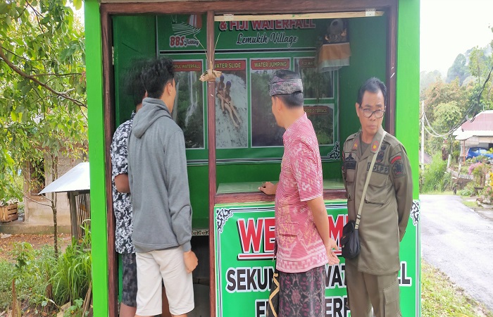 Salah satu konter ilegal di Desa Lemukih.