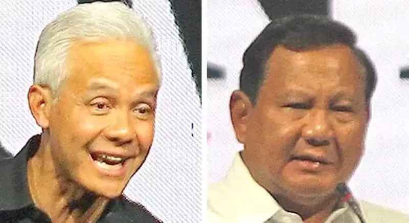 Ilustrasi : Ganjar Pranowo - Prabowo Subianto . (GUNTUR AGA/JAWA POS RADAR JOGJA)