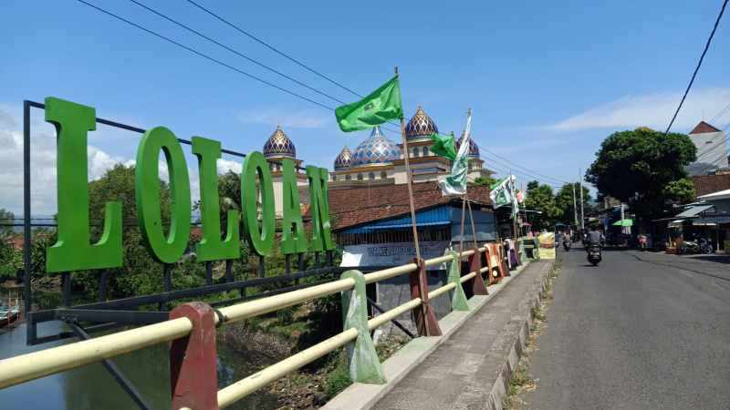 BANYAK DIINCAR PARPOL : Bendera partai politik di jembatan Loloan Jembrana. (m.basir/radar bali)