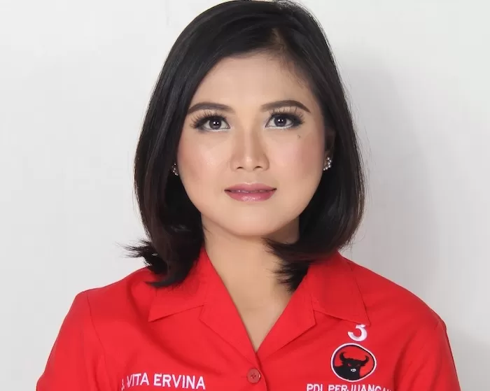 TERJERAT KASUS DI KEMENTAN : Anggota Komisi IV DPR RI Fraksi PDI Perjuangan, Vita Ervina .(JPG/jawapos)