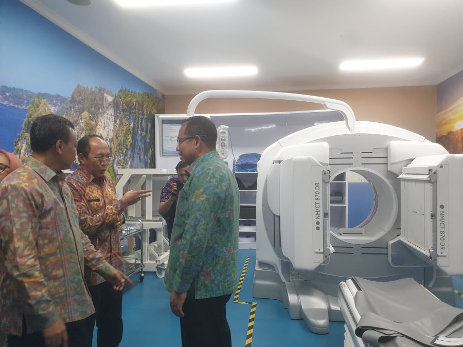 CANGGIH: Instalasi Kanker terpadu Rumah Sakit Bali Mandara (RSBM)  memiliki Pelayanan Kedokteran Nuklir dan Teranostik Molekuler
