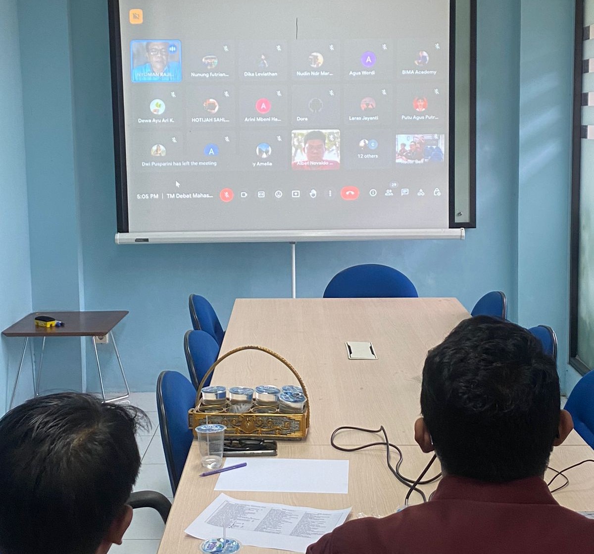 ANTUSIAS: Suasana saat pelaksanaan Tecnical Meeting yang dilakukan secara online pada Jumat 1 Desember 2023.