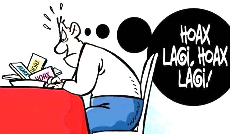 Ilustrasi hoaks yang ditengarai bakal semakin parah di tahun politik -jawapos.com.