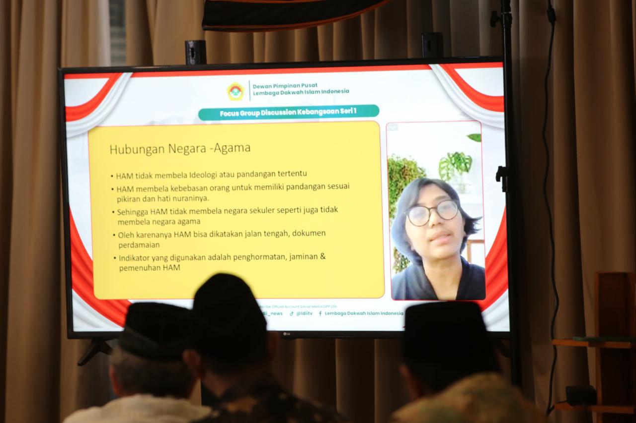 DISKUSI: Suasana FGD Kebangsaan Seri 1 yang digelar DPP LDII yang dihadiri sejumlah tokoh dan aktivis HAM. (LDII)