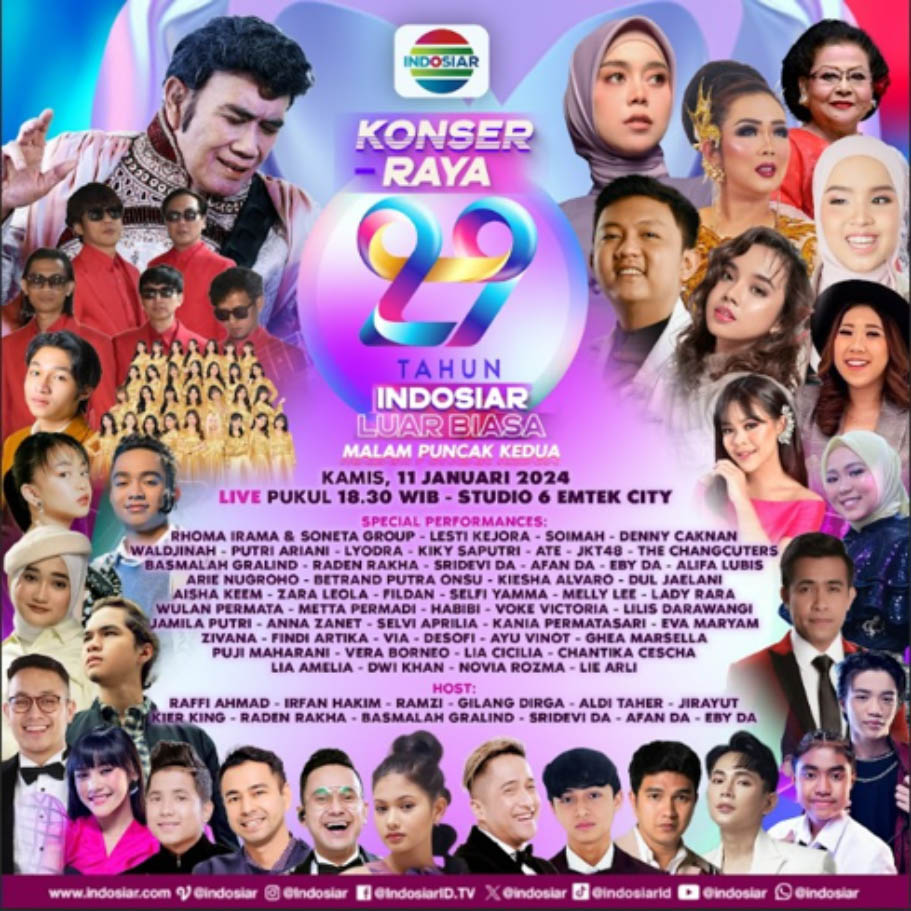 PUNCAK KEMERIAHAN HUT INDOSIAR