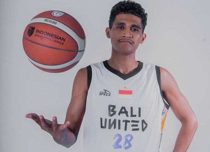 BARU DAN MUDA: Pemain termuda Bali United Basketball, Rivaldo Tomatala, rekrutan anyar yang punya ekspektasi besar bagi tim BUB.