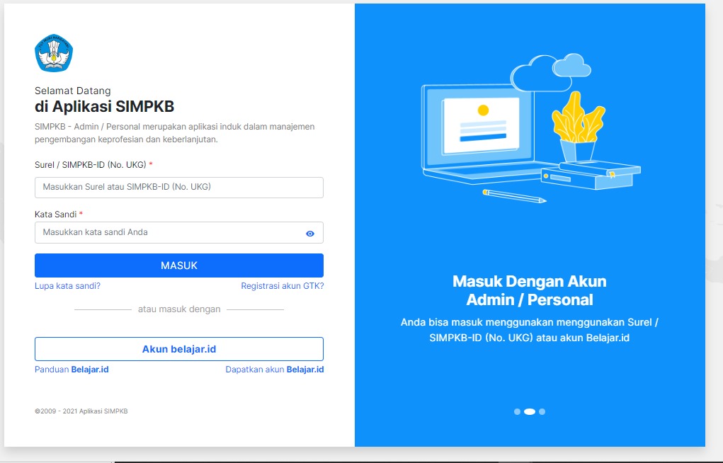 KELOLA DATA GURU: Aplikasi SIMPKB yang wajib dimiliki Guru atau tenaga kependidikan.