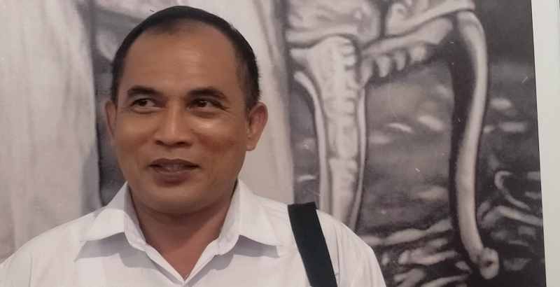 BEBERKAN PERKEMBANGAN : Ketua KONI Tabanan I Made Nurbawa.(juliadi/radar bali)