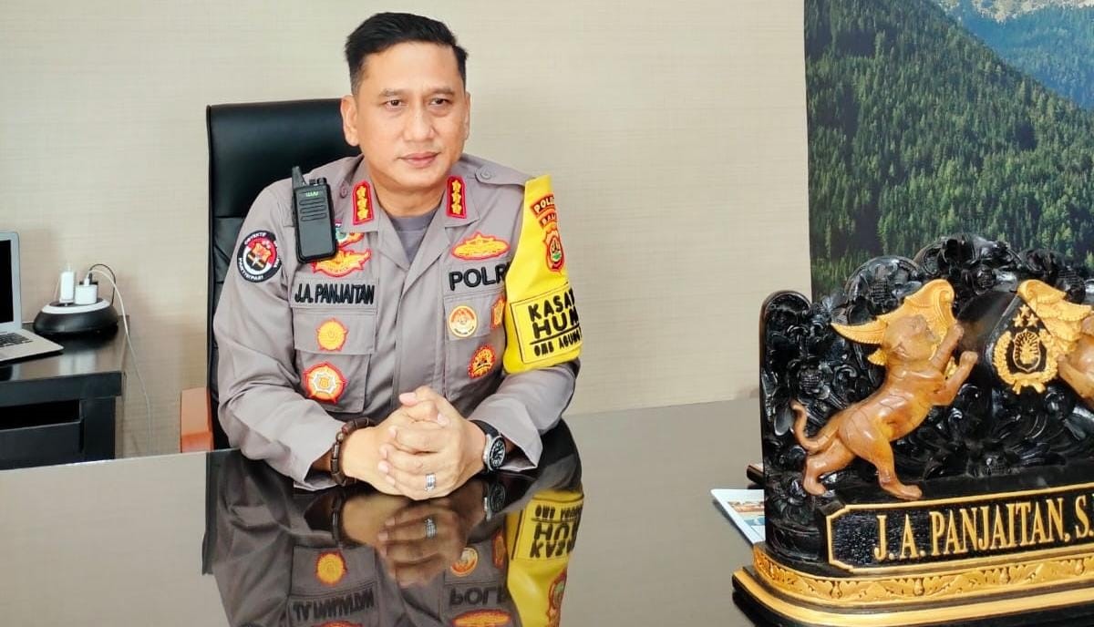 TEMUAN SENPI: Kabid Humas Polda Bali Kombespol Jansen Avitus Panjaitan membeber soal temuan senjata api.