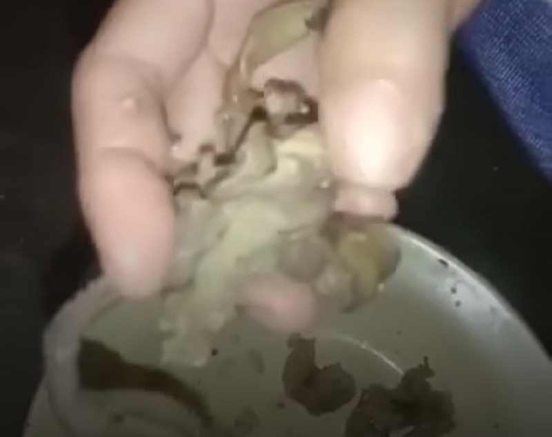 BIKIN HEBOH:  Tangkapan layar video rawon yang heboh itu. (Foto: Screenshot FB Gede Mahensa BaliTour)