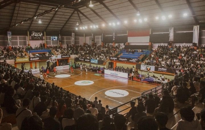 HOME AND AWAY: Kondisi GOR Merpati Denpasar dianggap layak jadi venue liga IBL 2024.