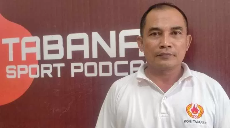 TAK SIAP: Ketua KONI Tabanan Made Nurbawa menyatakan menolak menjadi tuan rumah Porprov Bali 2025