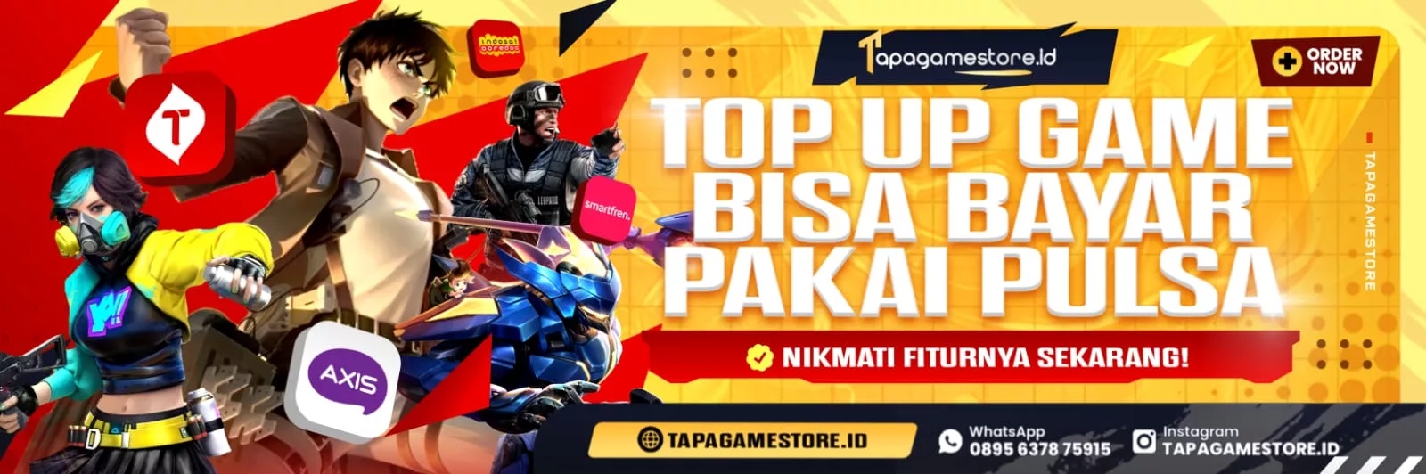 TERPERCAYA: Tapagamestore.id merupakan platform top up game yang terpercaya dan banyak digunakan oleh pemain di Indonesia.