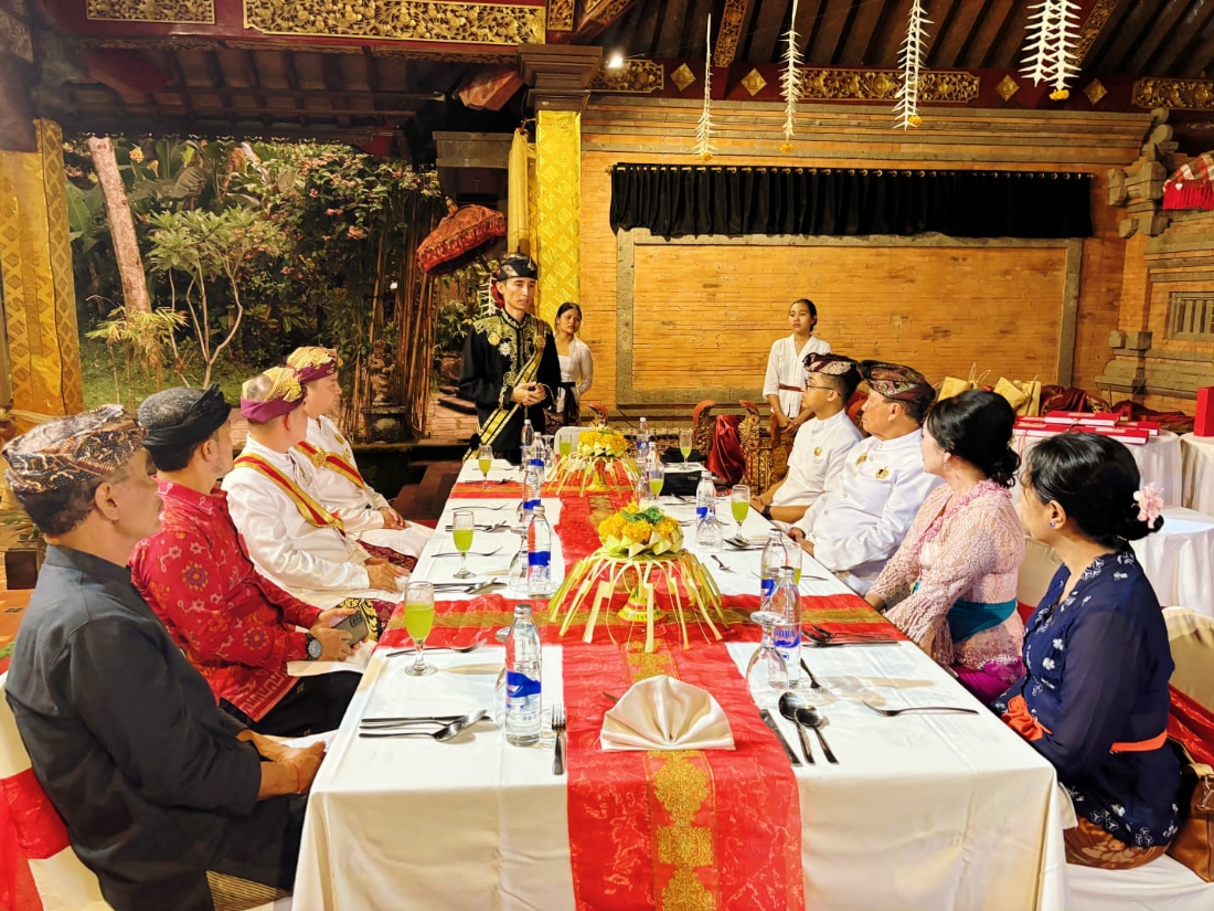 CEREMONY: Penandatanganan Pembentukan PT. Royal Diraja Nusantara di Water Garden Arma Museum, Pengosekan, Ubud, Gianyar, Selasa (27/2/2024).
