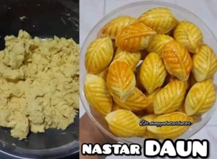 KUE ANDALAN: Jajanan Nastar Daun salah satu menu andalan saat Lebaran Idul Fitri.