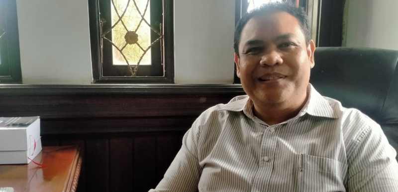 JALIN KOALISI : Sekretaris Golkar Tabanan I Made Asta Dharma.(juliadi)