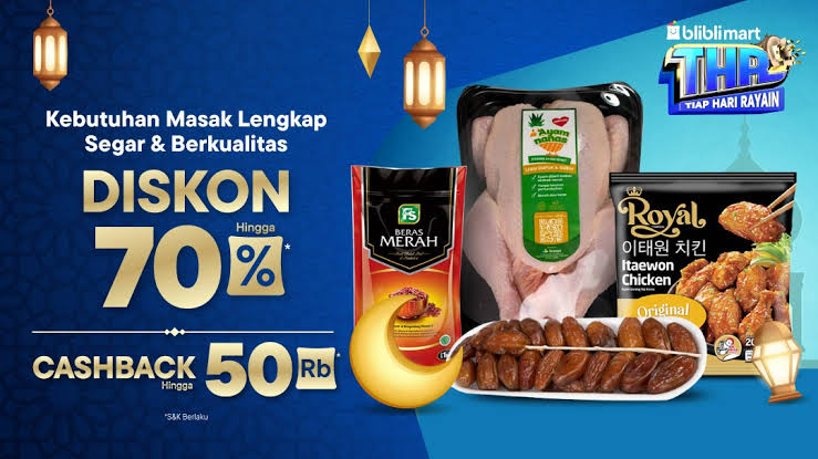 DIGEMARI: Belanja bahan makanan secara online menjadi semakin populer. (blibli)