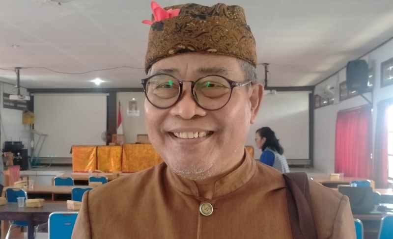 SAMPAIKAN PESAN KERUKUNAN : Ketua Forum Kerukunan Umat Beragama (FKUB) Kabupaten Tabanan I Wayan Tontra. (juliadi/radar bali)