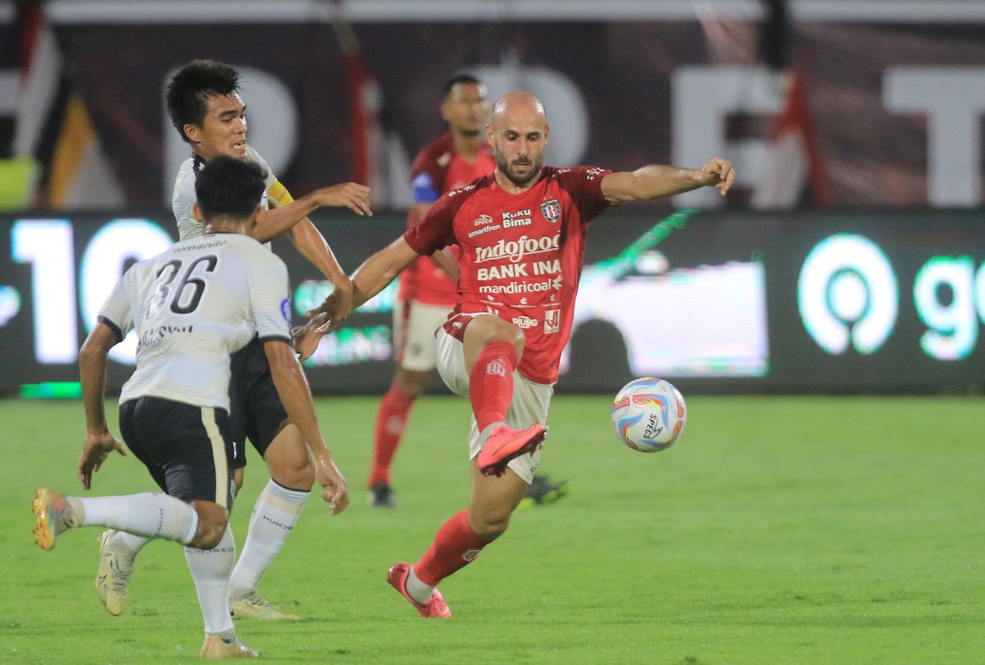 SALAH SATU ANDALAN: Rashid saat Bali United melawan Rans Nusantara (16/9/2023)