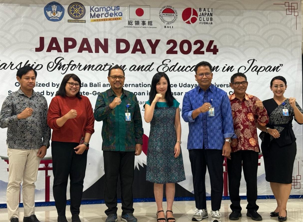 BEASISWA KE JEPANG: Konsulat Jepang di Bali, Persada Bali dan Universitas Udayana menggelar Japan Daya 2024 sebagai ajang beasiswa pendidikan ke negeri Sakura.