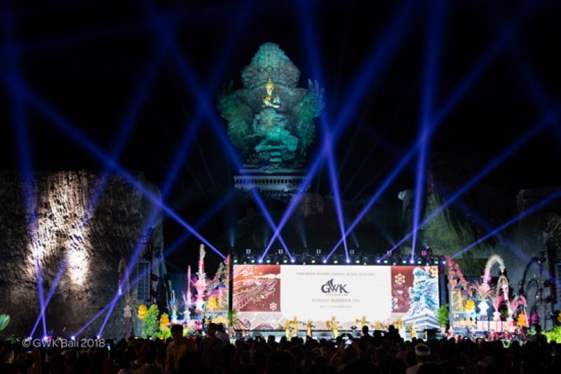 KEREN: Salah satu performa GWK sebagai venue konser dianggap layak sebagai tempat Konser Artis Mancanegara
