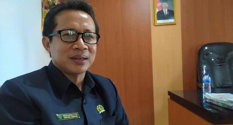 SIAP JADI KOMPETITOR : I Wayan Suardika. (m.basir/radar bali)