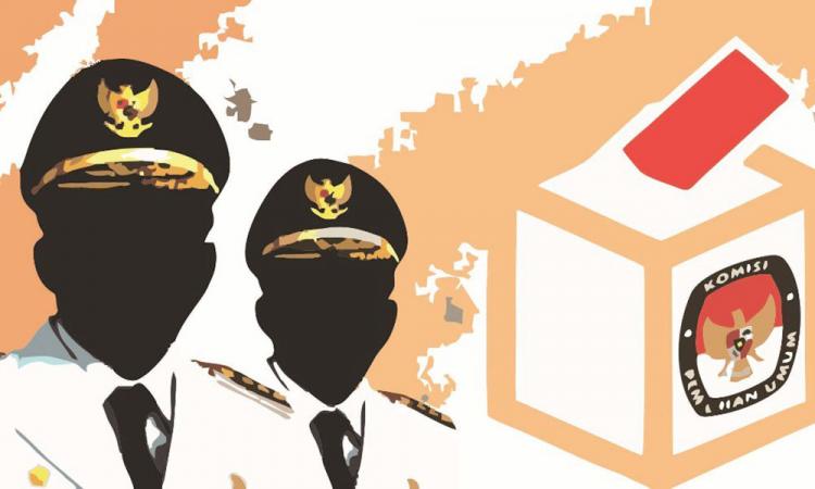 CALON PERSEORANGAN: Ilustrasi Pilkada Serentak 2024