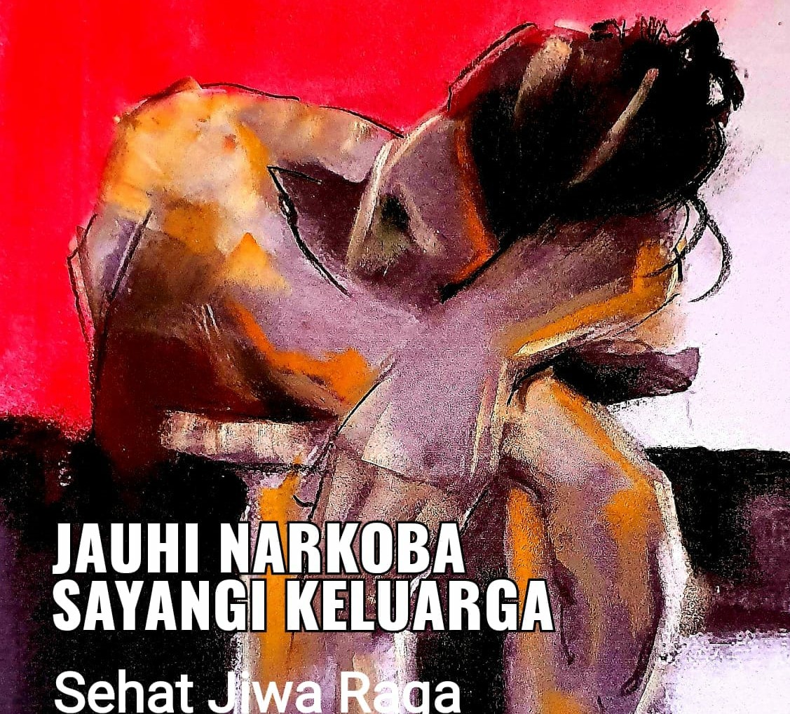 SERUAN: Ilustrasi seruan hindari narkoba untuk kesehatan jiwa dan raga