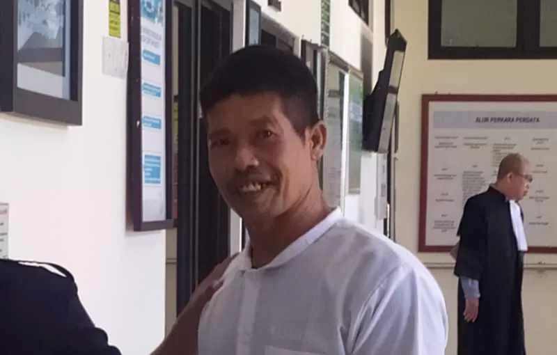 WAJIB DIHUKUM BERAT : Buruh panggul,  Yusuf alias Ucuk pelaku pidana asusila di Jembrana. (dok.radar bali)