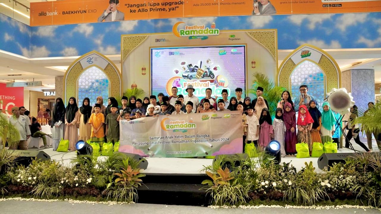FESTIVAL RAMADAN: Panggung Emas Ramadan 2024 di Atrium Mall Trans Studio Mall Bali pada 29-31 Maret 2024. (Pegadaian)