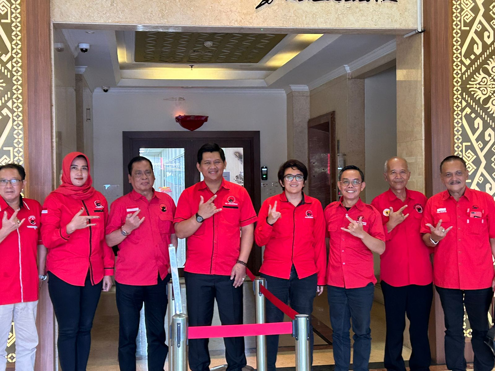 CARI KEADILAN: Puluhan caleg terpilih di beberapa kabupaten/kota di Jawa Tengah mengadu nasib ke DPP PDI Perjuangan di Jakarta