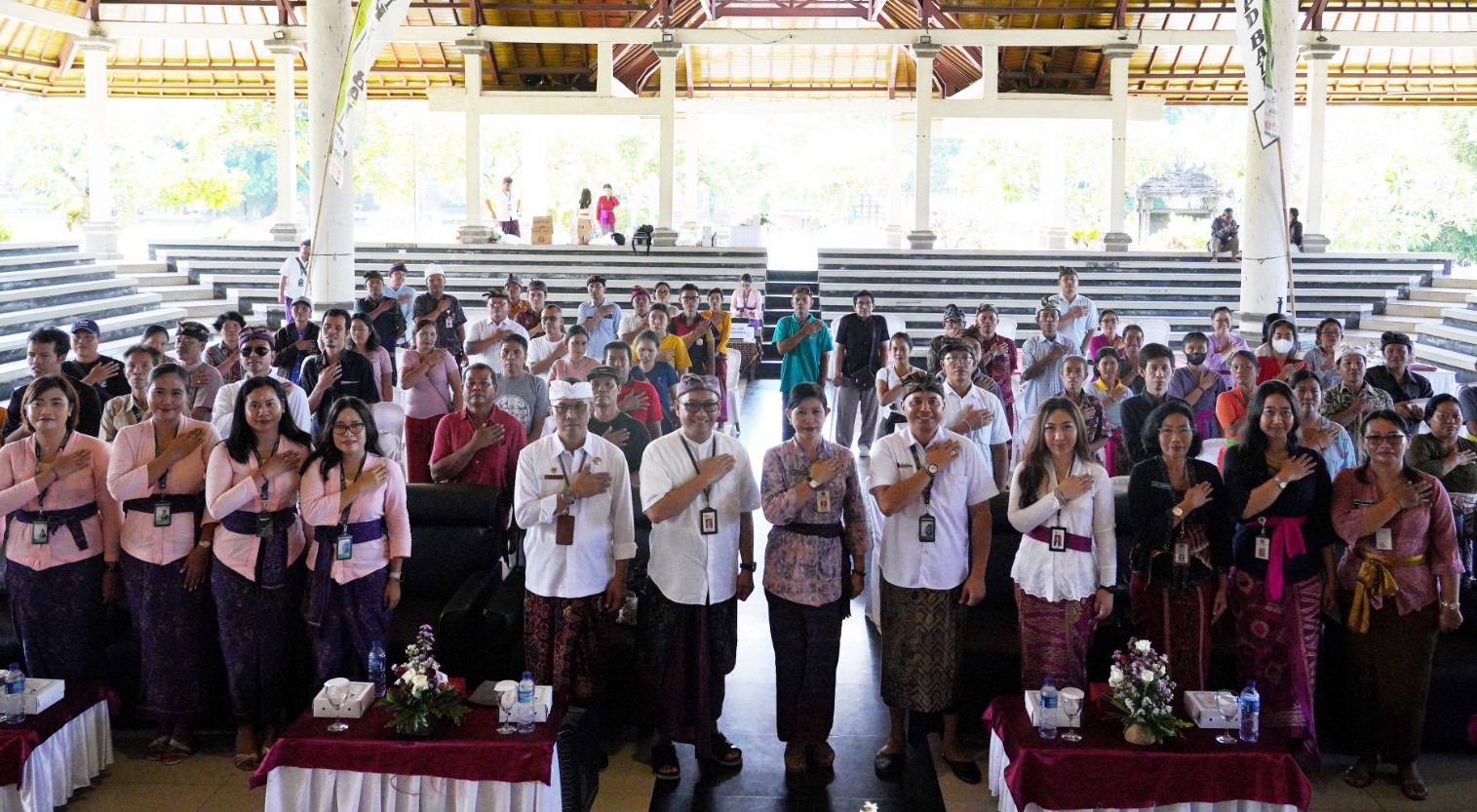 PEMBERDAYAAN: Pelatihan dan kegiatan edukasi itu juga menyasar penyandang disabilitas di Balai Budaya Ida Dewa Agung Istri Kanya, Klungkung (19/4/2024)