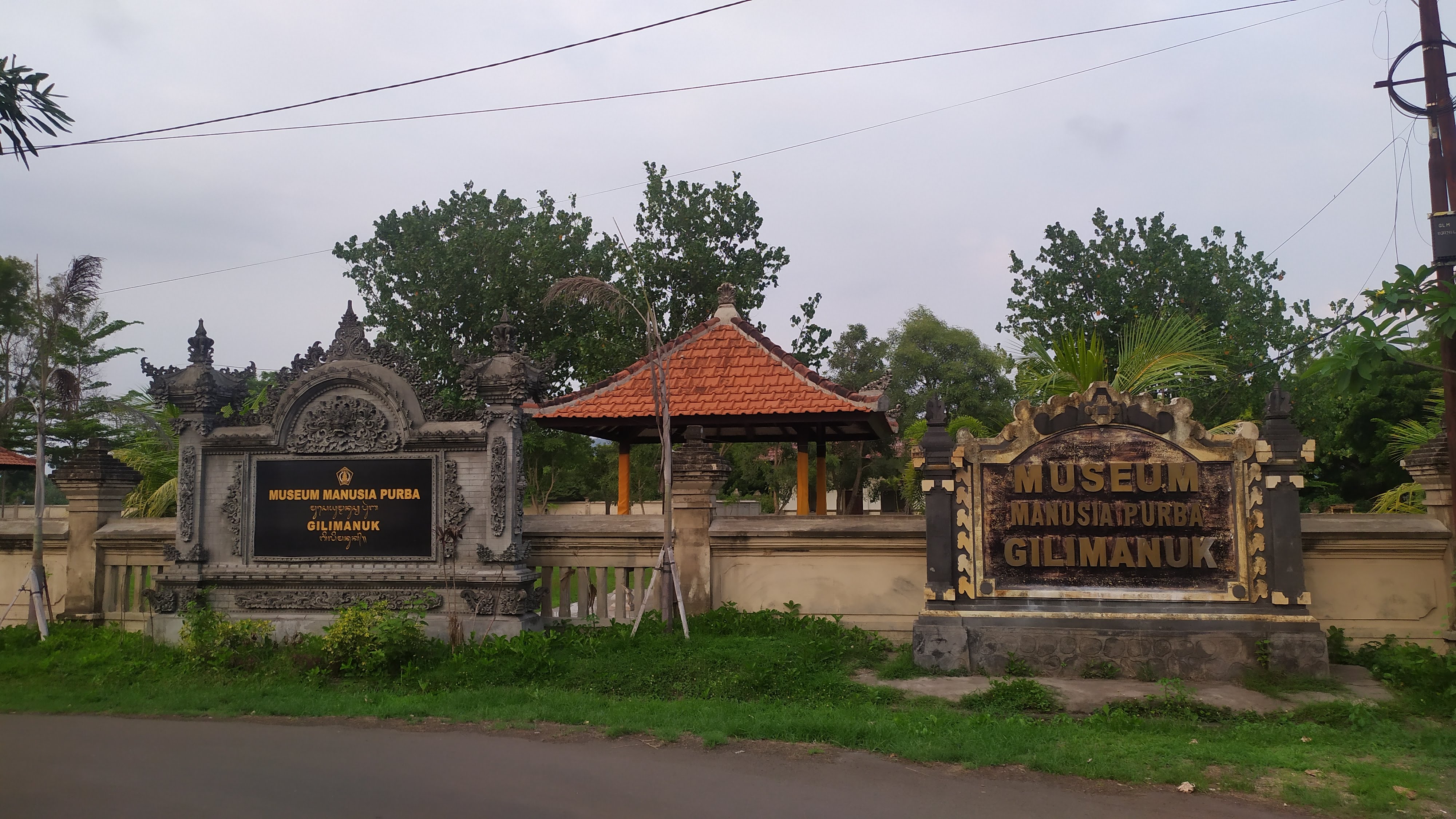 BELUM GANTI NAMA : Tampak depan Museum Manusia Prasejarah Gilimanuk. (m.basir/radar bali)