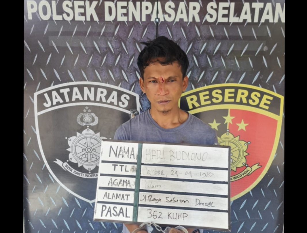 NEKAT: Lelaki asal Jember Hari Budiono nekat curi dompet di jok mobil lantaran kepepet kebutuhan sehari-hari.