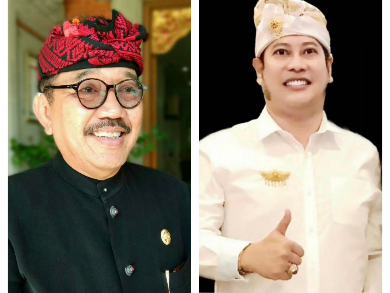 KEJUTAN: Cok Ace dan Agung Manik Danendra AMD. (Dok Pribadi)