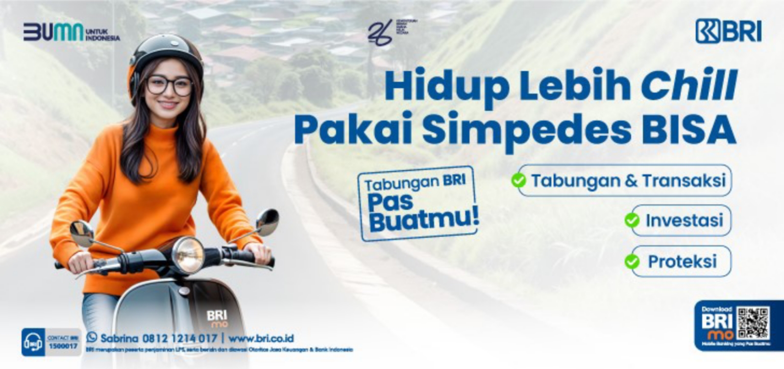 BANYAK FITUR: Keunggulan Simpedes BISA terletak pada fitur-fitur dan manfaat yang ditawarkannya. (BRI)