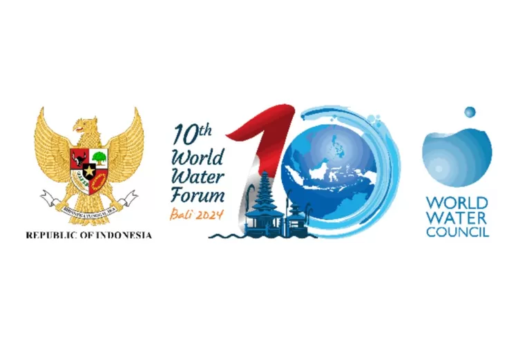 BAHAS AIR: Logo World Water Forum (WWF) 2024 yang terselenggara di Bali 18-24 Mei 2024