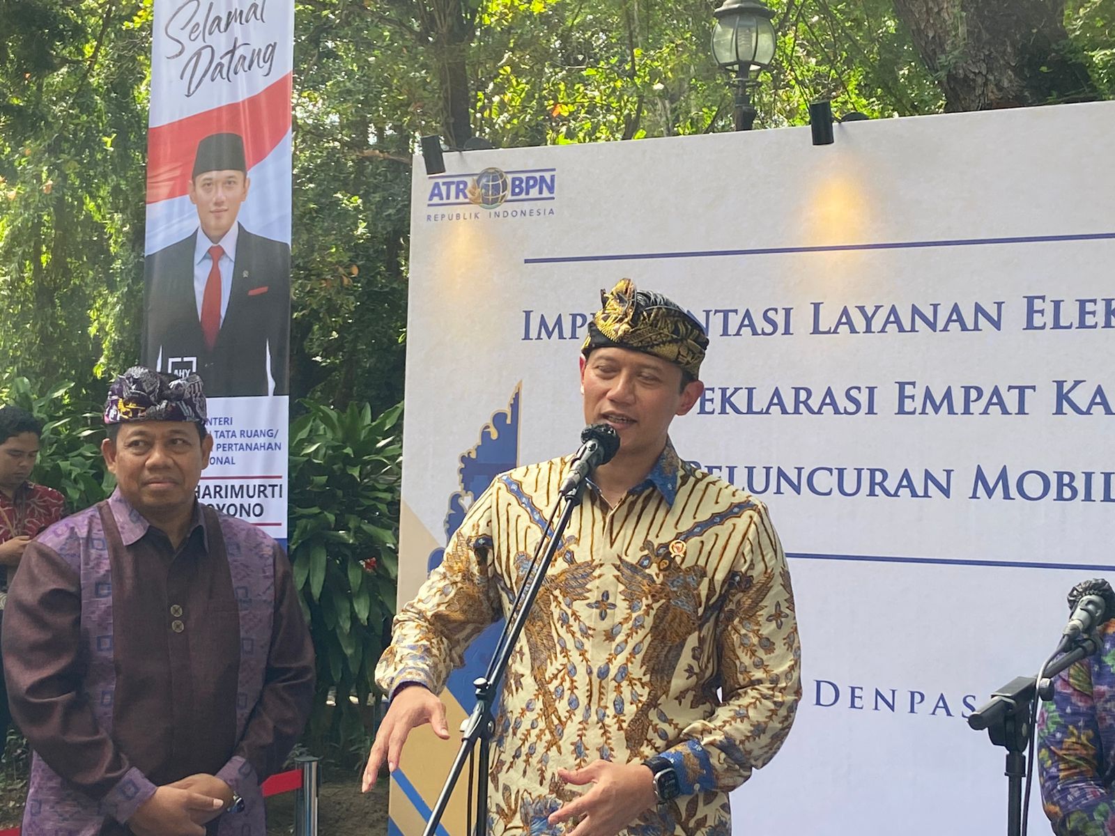 DIGITALISASI LAYANAN: Menteri Agraria dan Tata Ruang/Kepala Badan Pertanahan Nasional (ATR/BPN), Agus Harimurti Yudhoyono