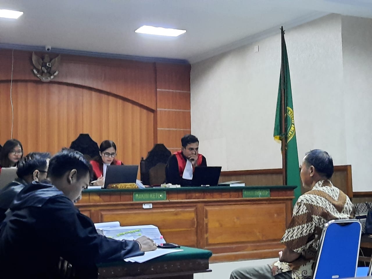 Lanjutan sidang I Made Kasih alias Selepeg di PN Amlapura (30/5/2024).