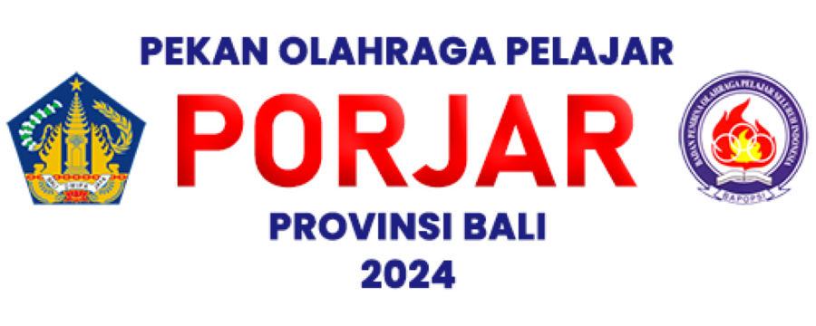AJANG SELEKSI BAKAT: Logo PORJAR Provinsi Bali 2024