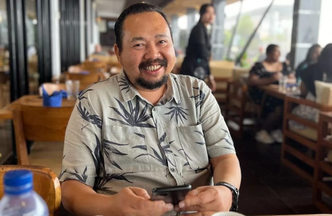 DEMI KEADILAN: Pengacara Nyoman Fery usai acara Konferens Pers