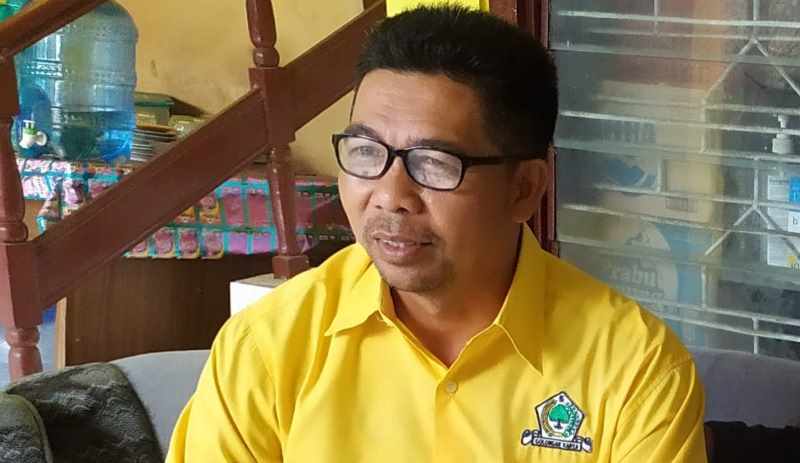 PUNYA PERHITUNGAN POLITIS : Ketua Organisasi Keanggotaan dan Kaderisasi Partai Golkar Jembrana I Nyoman Agus Antara.(m.basir/radar bali)