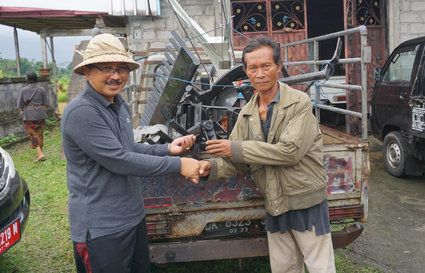 PETANI LESTARI: Petani di Klungkung mendapat bantuan untuk menjaga eksistensi Subak.