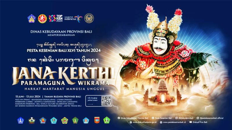 KESENIAN DAN SAMPAH: Pesta Kesenian Bali (PKB) 2024 akan dibuka 15 Juni - 13 Juli 2024. Sekka wajib tandtangan pakta integritas  kelola sampah