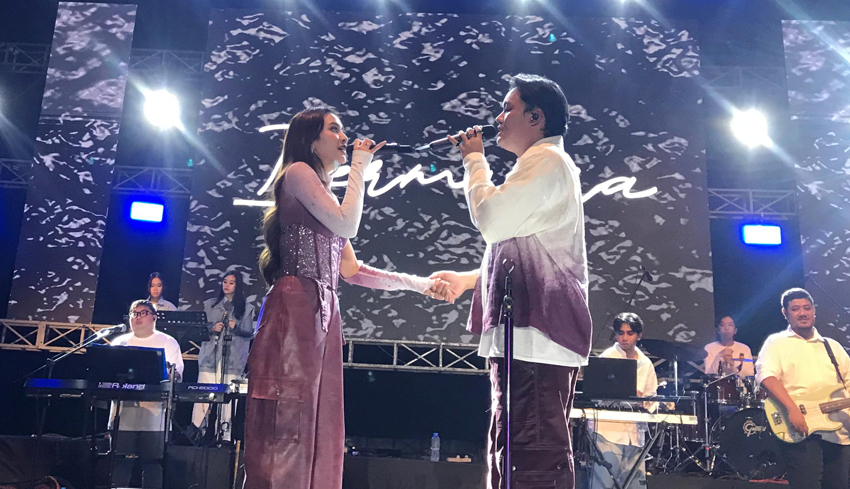 Penampilan Mahalini dan Rizky Febian dalam acara Diesteria 2024 INSTIKI di Taman Festival Bali, Pantai Padang Galak, Denpasar-Bali (15/6/2024). (Dok.Balimampir & BaliChannel)