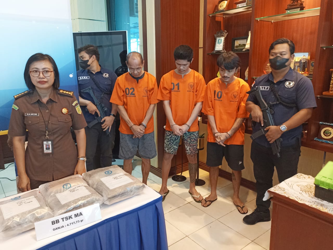 KIAN MASIF: Tangkapan BNNP Bali yang berhasil menguak alur jaringan narkoba Kampung Ambon Jakarta ke Bali